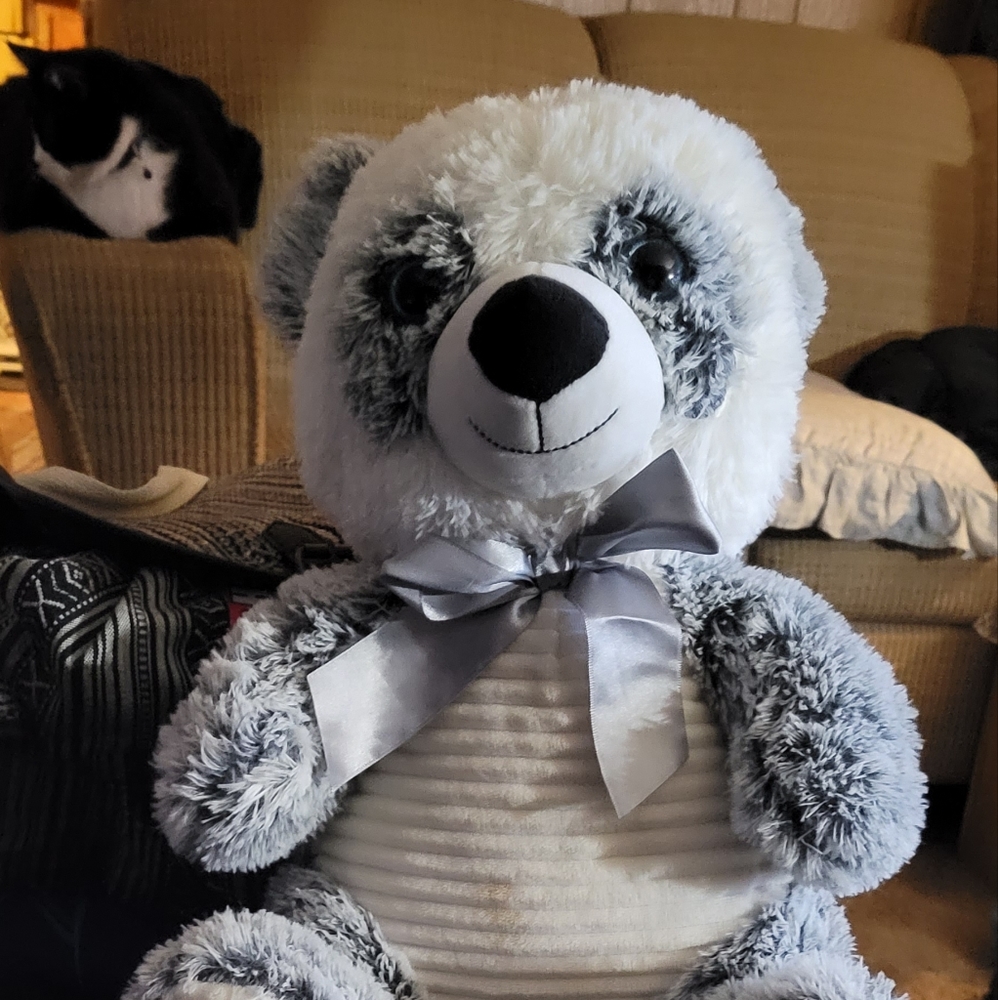 Panda and Hippo stuff animals